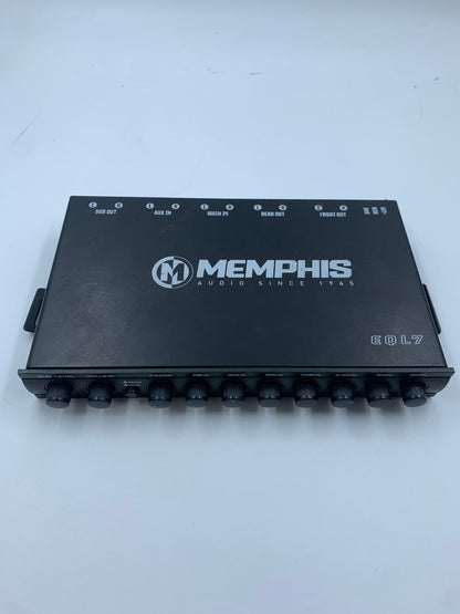 Memphis Audio EQL7 Graphic equalizer  7 band half-din graphic equalizer