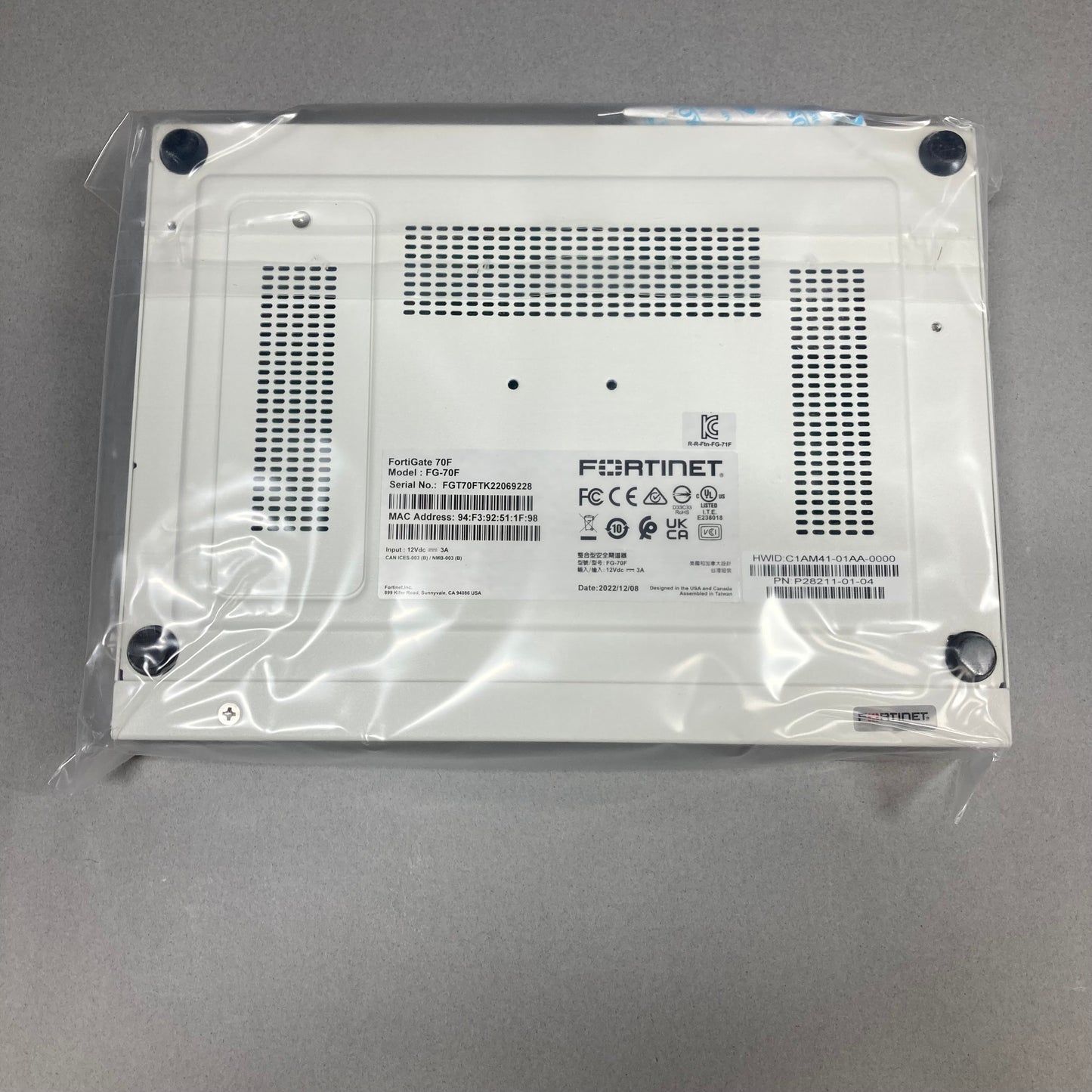 Fortinet FG-70F Network Security/Firewall