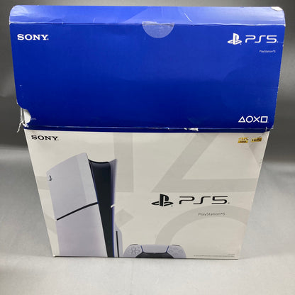 Sony PlayStation 5 Slim Disc Edition PS5 1TB White Console System Bundle