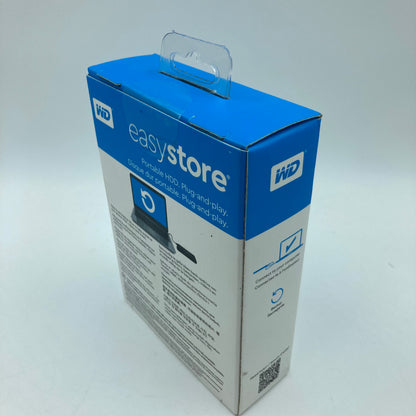 New Western Digital Easy Store 1TB Portable HDD