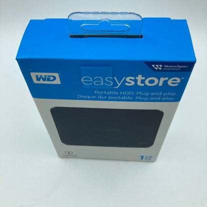 New Western Digital Easy Store 1TB Portable HDD