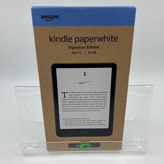New WiFi Only Amazon Kindle Paperwhite 12th gen 32GB Black