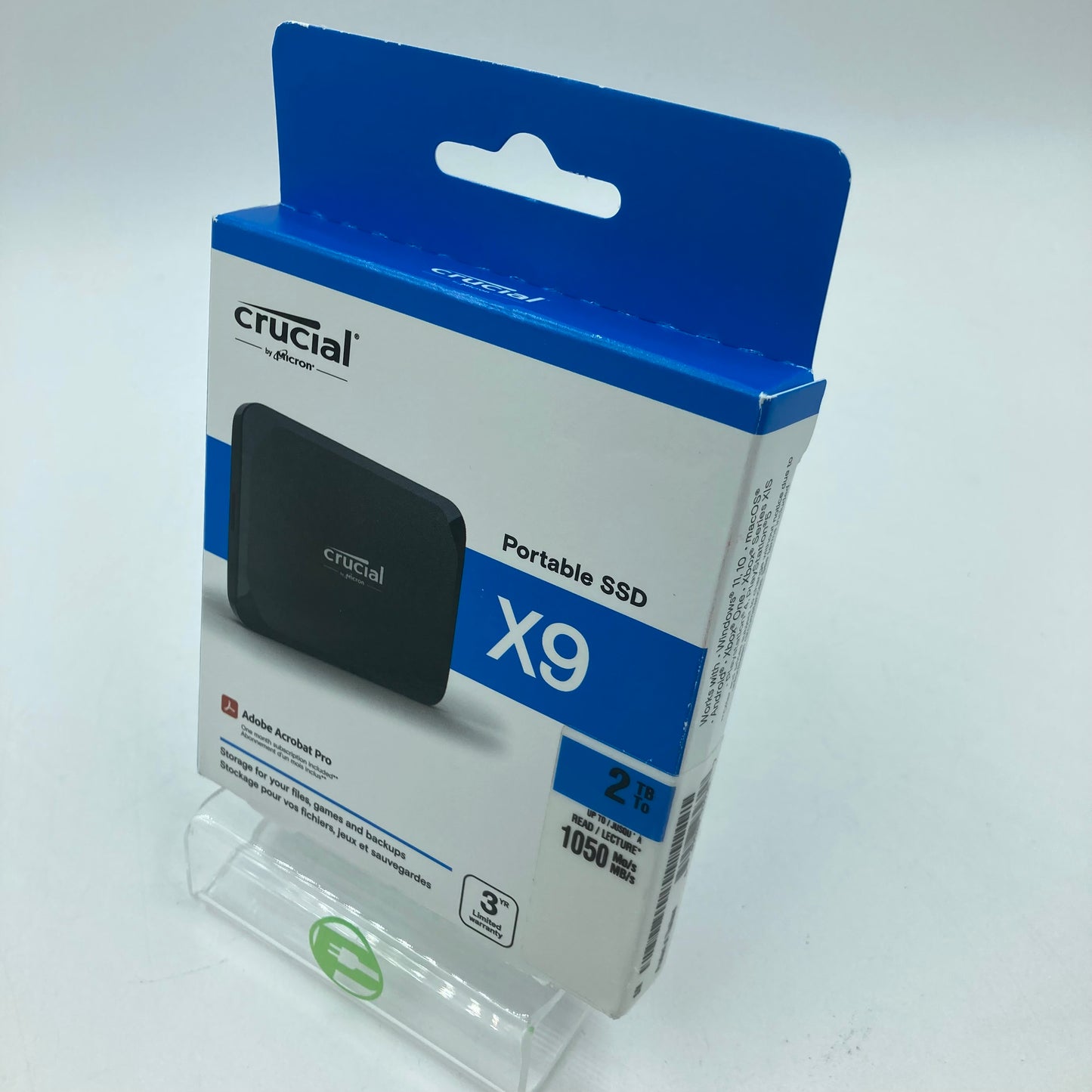 New Crucial Portable Portable SSD X9 2TB External SSD CT2000X9SSD9