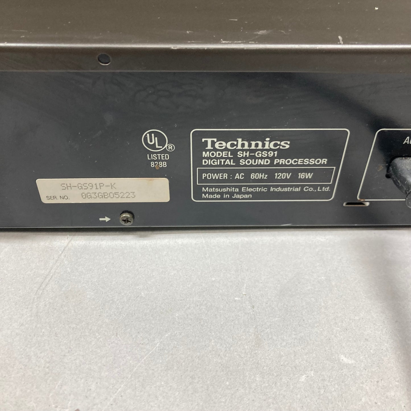 Technics SH-GS91 Digital Sound Processor