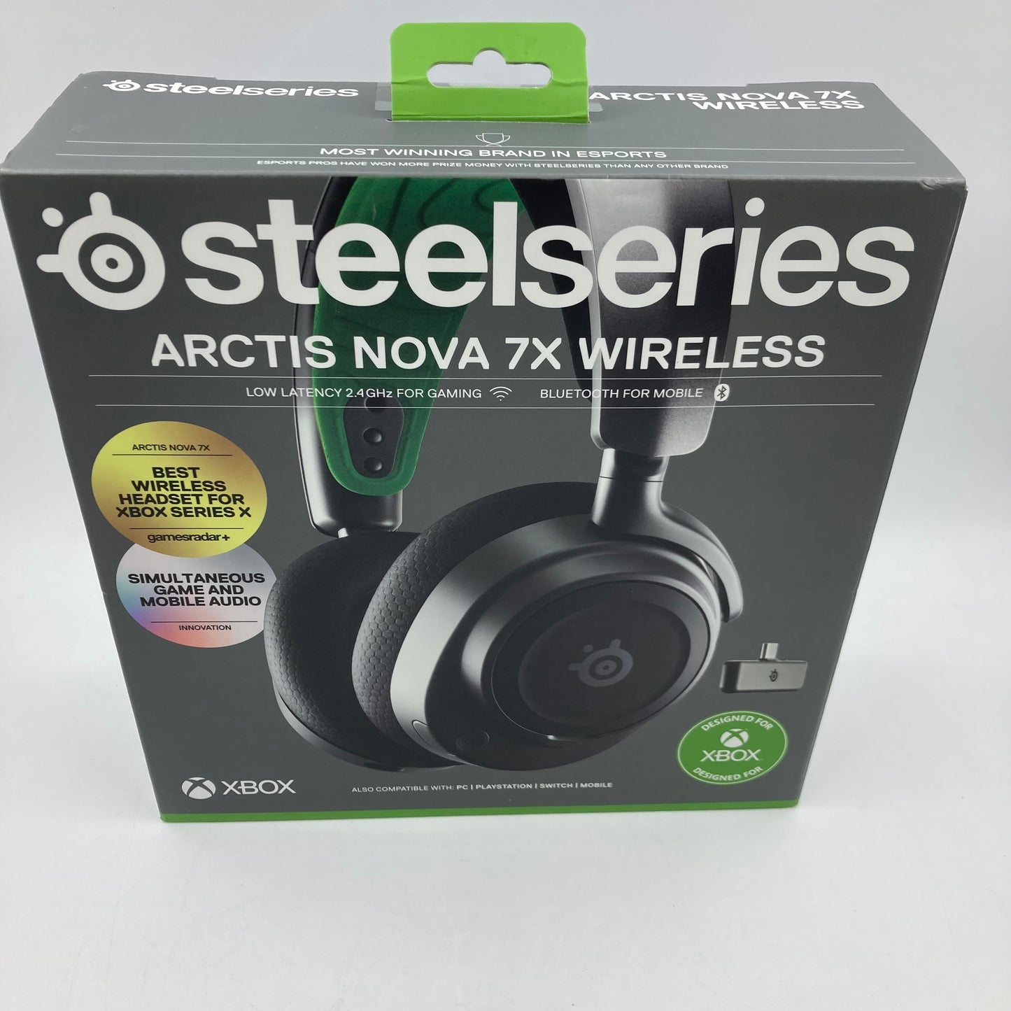 New Steelseries Nova 7X Gaming Headset Black 615656