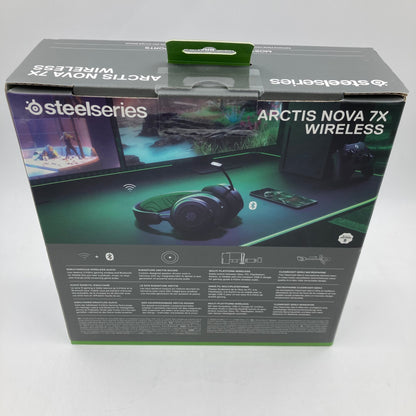 New Steelseries Nova 7X Gaming Headset Black 615656