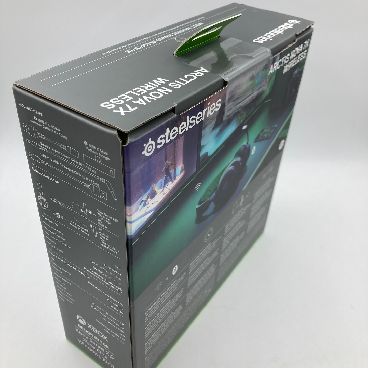 New Steelseries Nova 7X Gaming Headset Black 615656