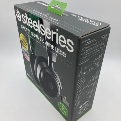 New Steelseries Nova 7X Gaming Headset Black 615656