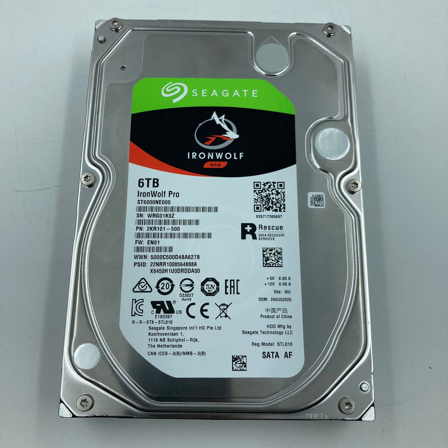 Seagate 3.5" Ironwolf Pro 6TB SATA HDD STL010