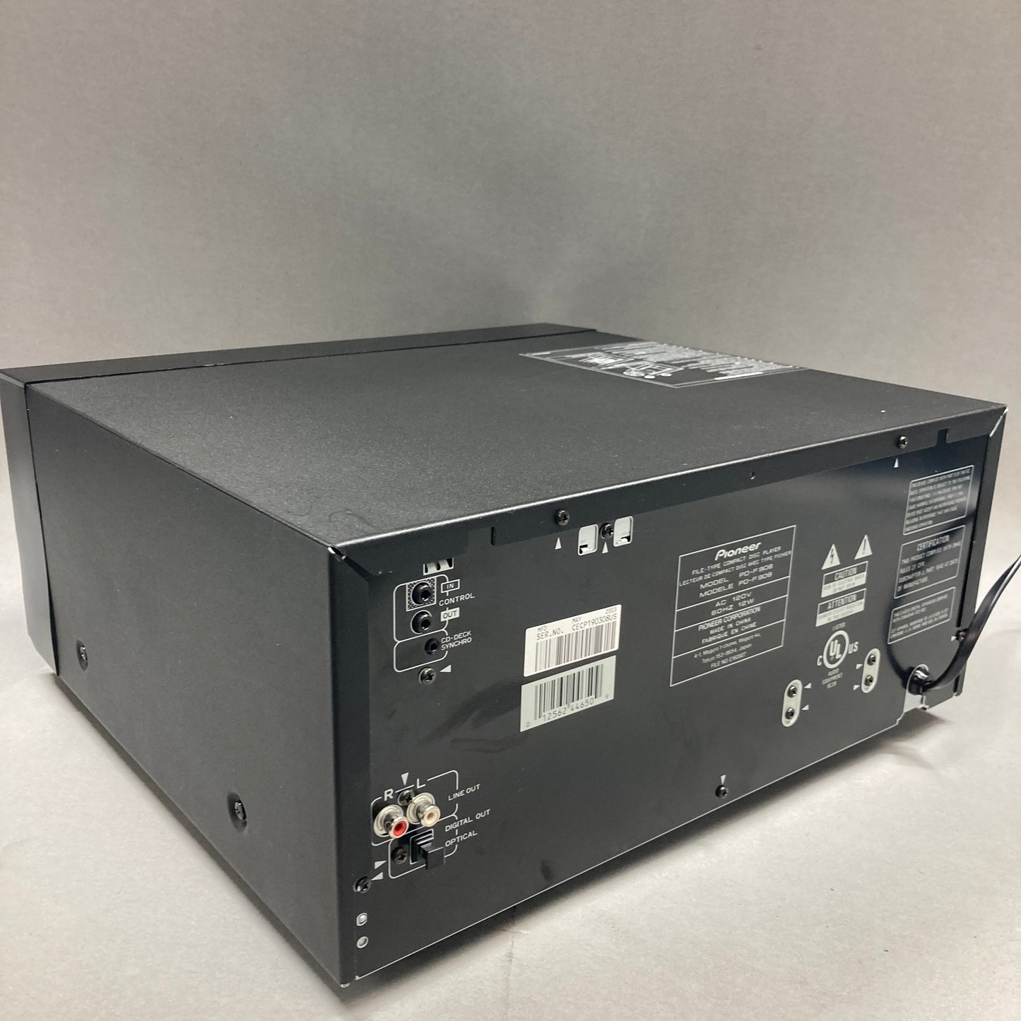 Pioneer File Type Compact Disc Player PD-F908