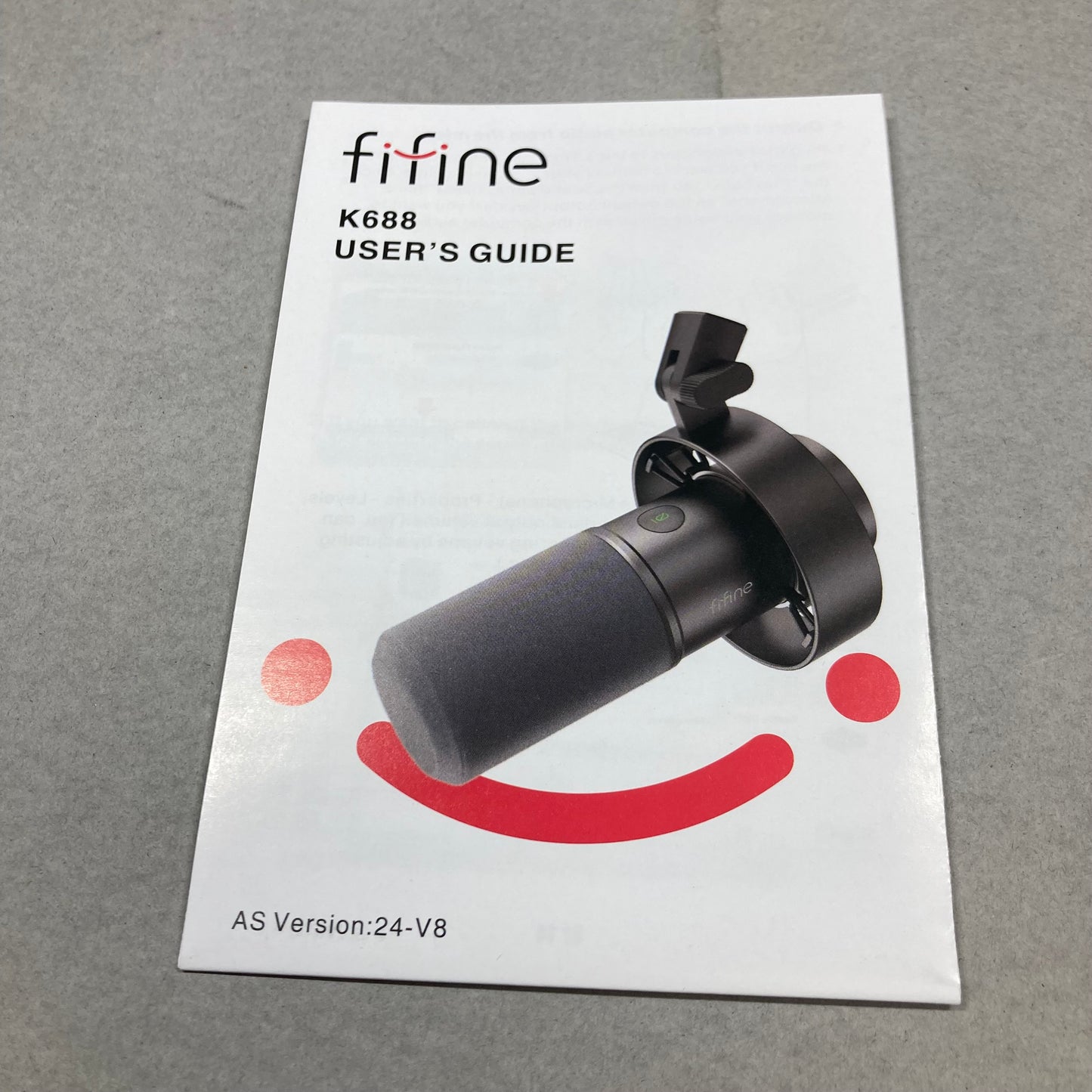 FiFine Amplitank Broadcast Dynamic Microphone K688