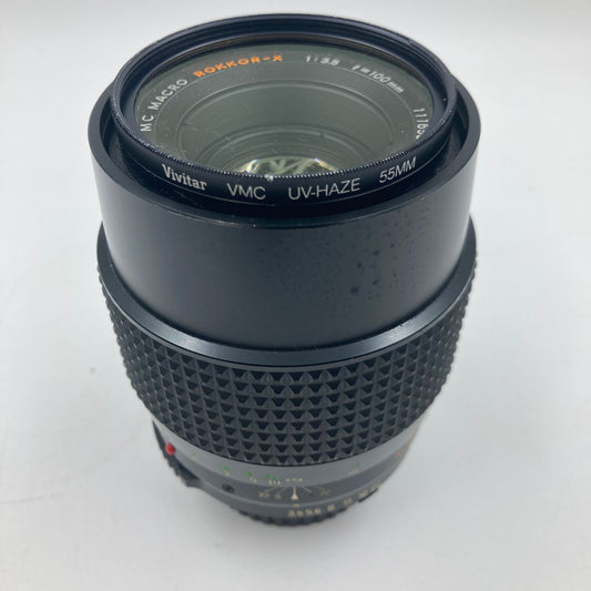 Minolta MC Macro Rokkor-x 1:35 f=100m 100mm f/1.5