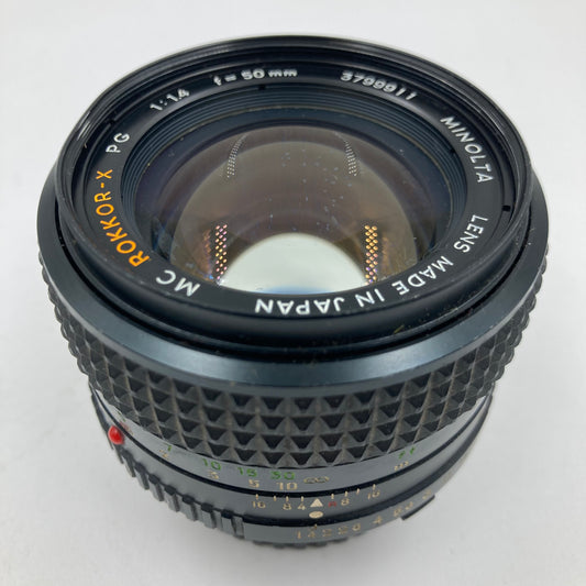 Minolta MC Rokkor-X PG 1:14 f=50mm 50mm f/1.4