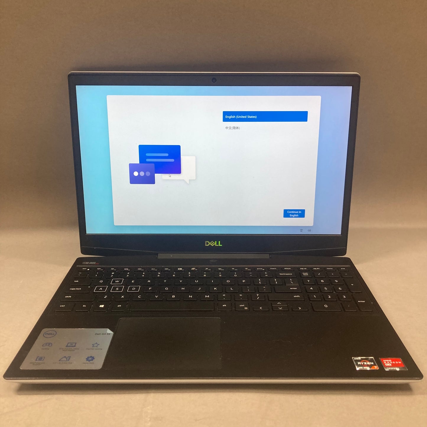 Dell G5 SE P98f 15.6" Ryzen 7 4800H 2.9GHz 16GB RAM 1TB SSD Radeon RX 5600M