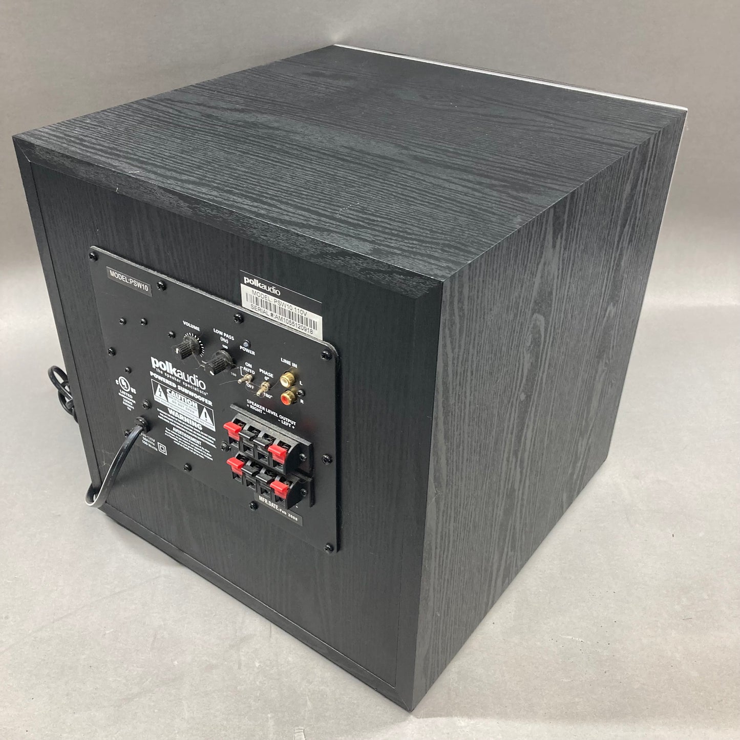 Polk Audio PSW10 Powered Subwoofer