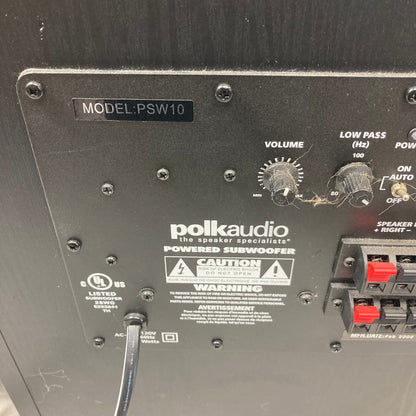 Polk Audio PSW10 Powered Subwoofer