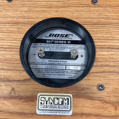 Bose 901 Series VI Direct/Reflecting Speaker brown 18809