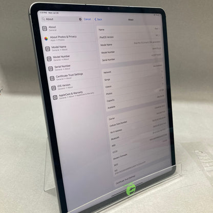 Unlocked Apple iPad 5th Gen 512 GB 18.5 Silver MHNY3LL/A