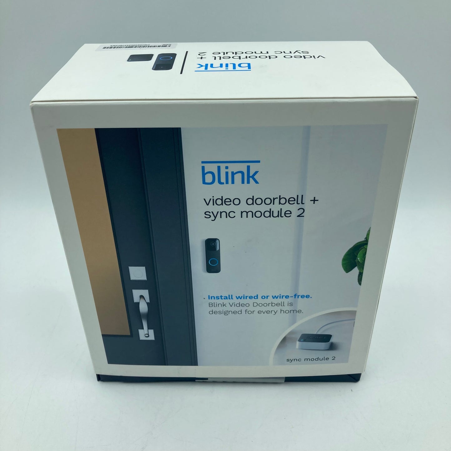 New Blink Video Doorbell + Sync Module 2 DoorBell Security Camera Unclaimed