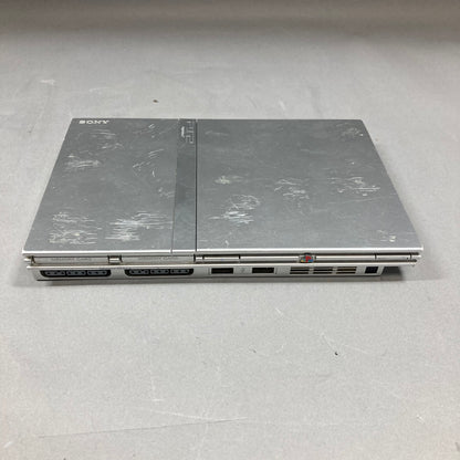 Sony PlayStation 2 Slim PS2 Silver Console Gaming System SCPH-79001