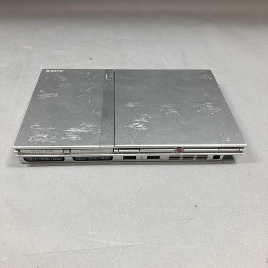 Sony PlayStation 2 Slim PS2 Silver Console Gaming System SCPH-79001
