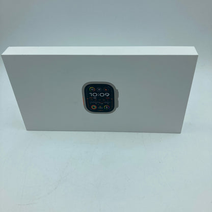 Unlocked Apple Watch Ultra 2 49MM Natural Titanium Olive Alpine Loop MREW3LL/A