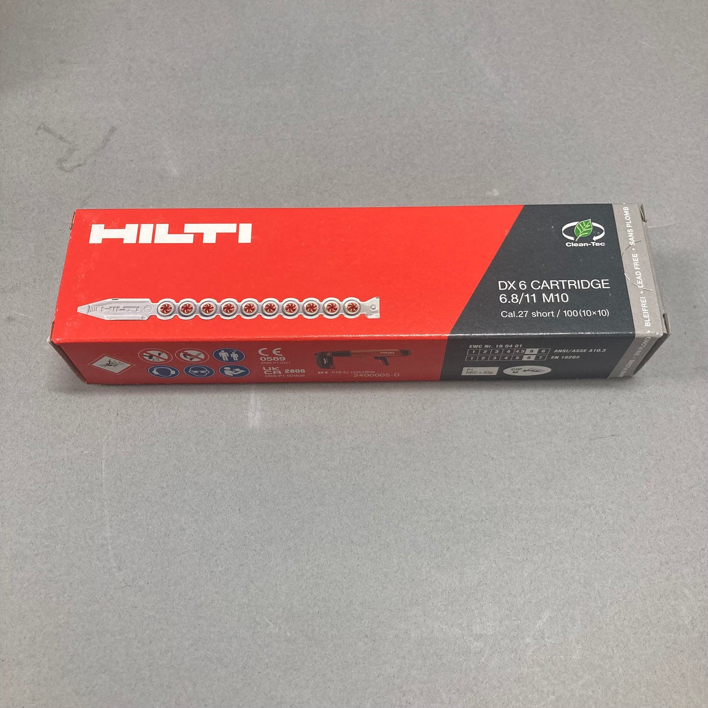 New Hilti 6.8/11 M10 DX Cartridge M10