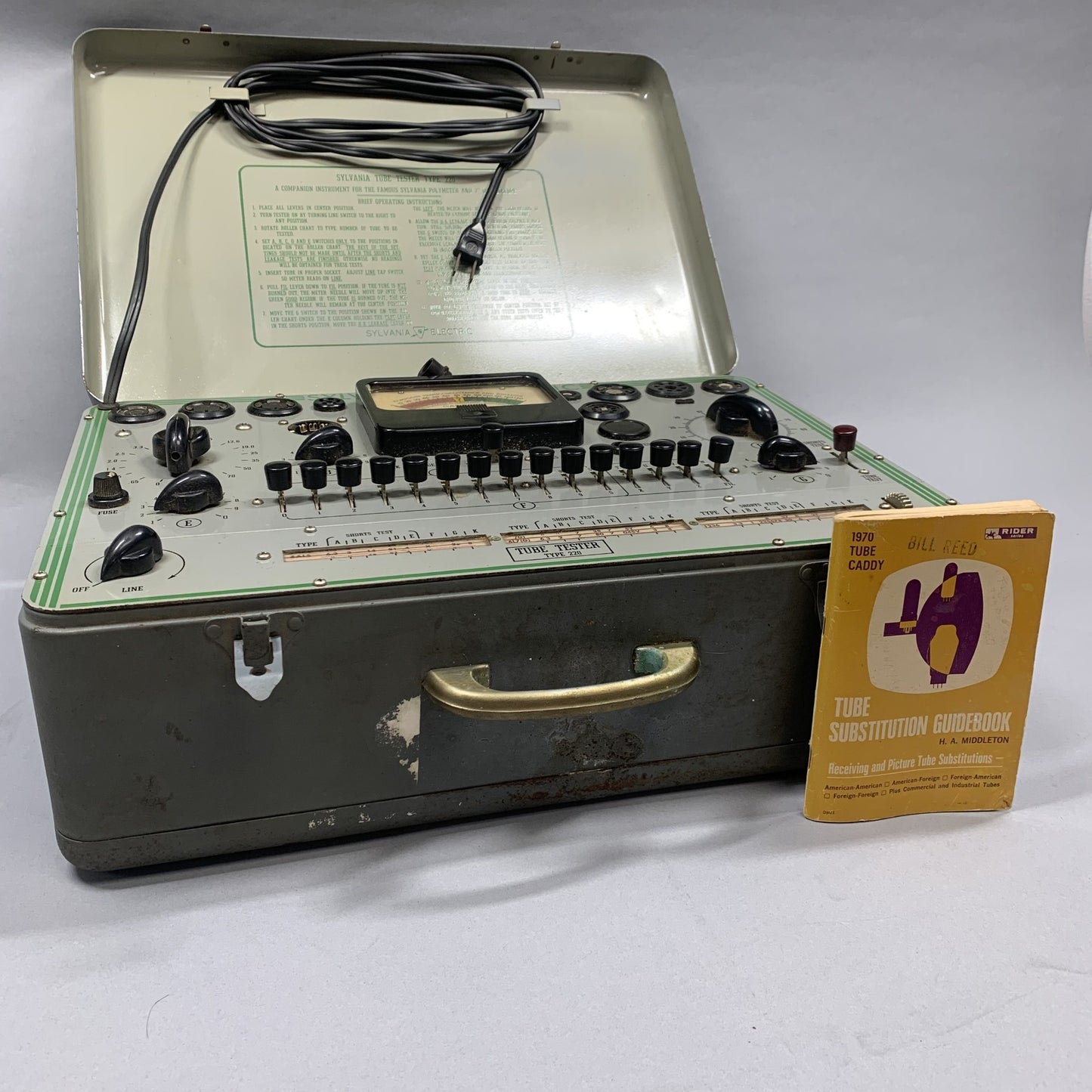 Sylvania Electric Type 220 Gas Tube Tester 220