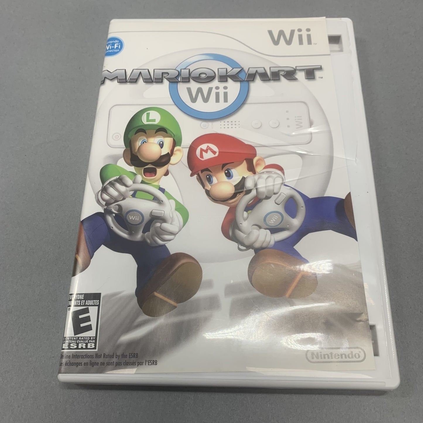 Nintendo Wii Video Game Console RVL-001 Mario Kart Bundle