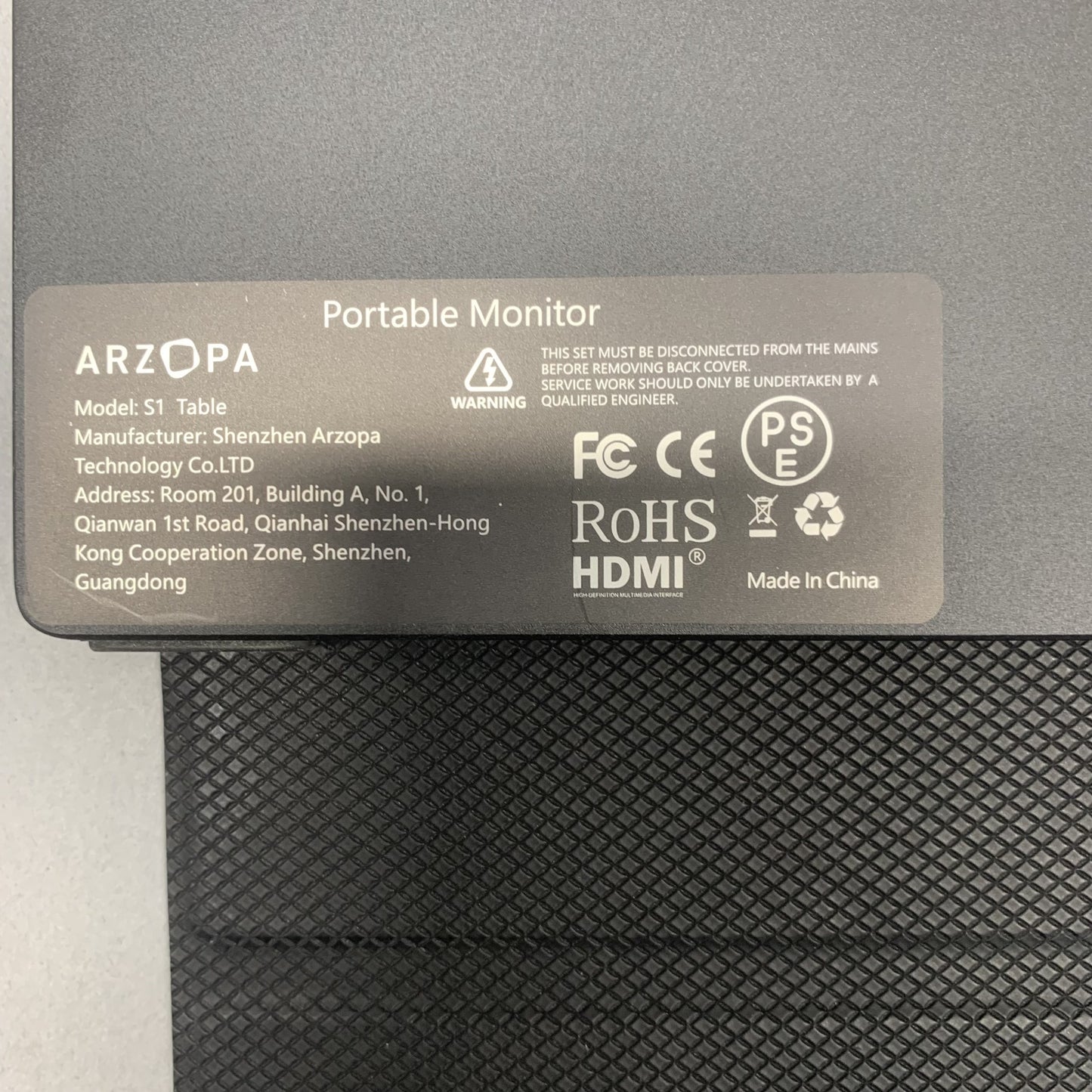 Arzopa  15.6" S1 Table FHD FHD 60Hz Portable Monitor