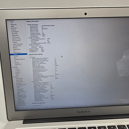 2017 Apple MacBook Air 13.3" i5 1.8GHz 8GB RAM 256GB SSD Silver A1466