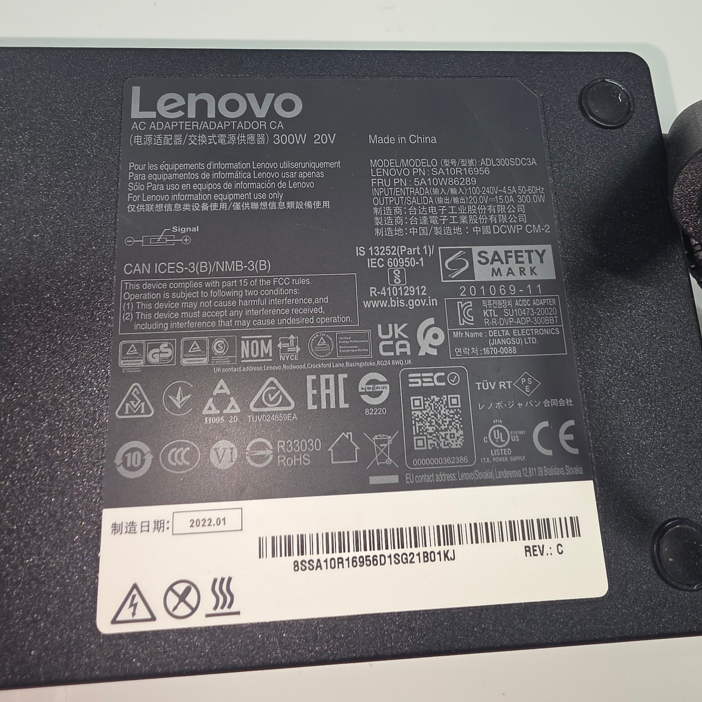 Lenovo ADL300SDC3A AC Adapter