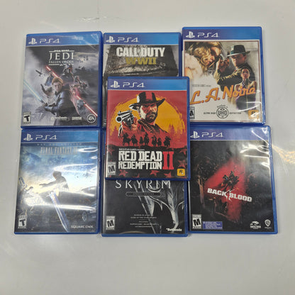 Lot of 7  Sony PlayStation 4 PS4 Games