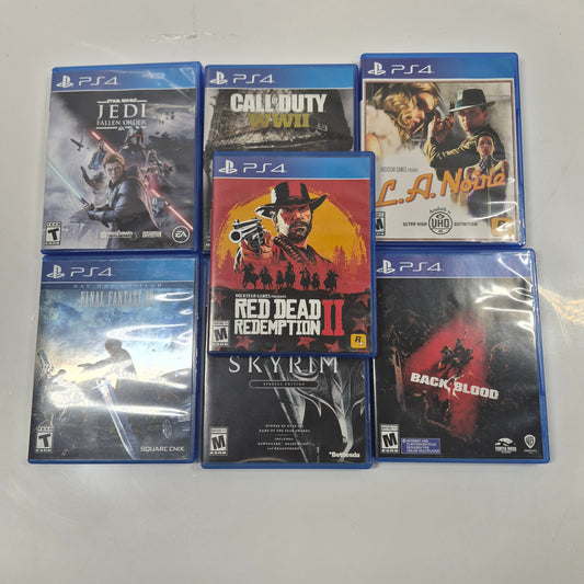 Lot of 7  Sony PlayStation 4 PS4 Games