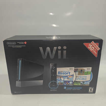 Nintendo Wii Console Gaming System RVL-001 Black
