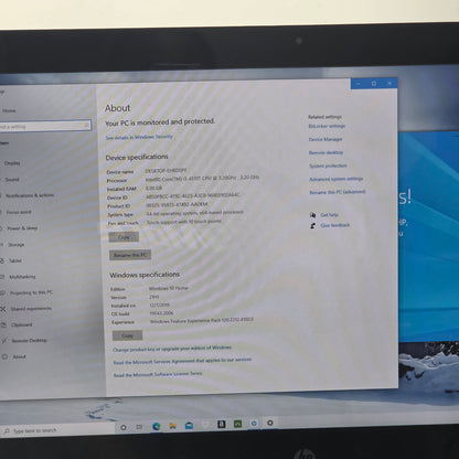HP Pavilion 23" I3-4170T 3.20GHz 8GB RAM 500GB SSD