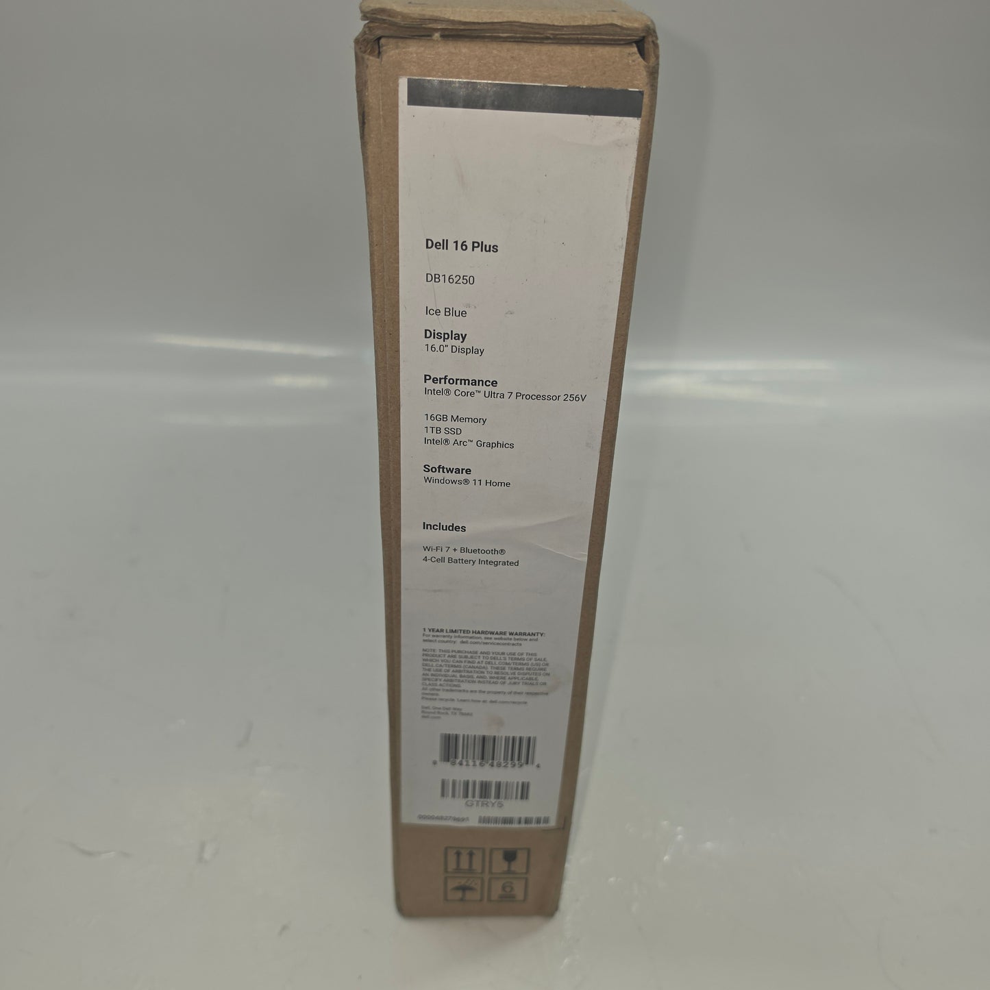 New Dell 16 Plus DB16250 16" Core Ultra 7 256V 4.8GHz 16GB RAM 1TB