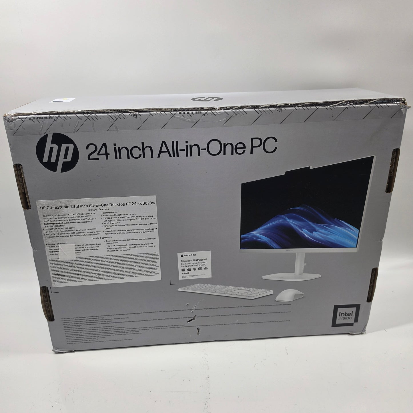 HP OMNISTUDIO ALL-IN-ONE I3-N350 3.90GHz 8GB RAM 512GB SSD