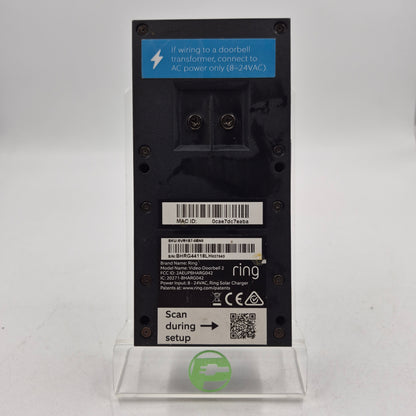 Ring Video-Doorbell 2  Solar Charger Ring Battery Video Doorbell 5AT3S7