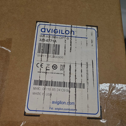 New Avigilon 9W-H3-3MH-DP1-B Dome Security Camera 320-0771A