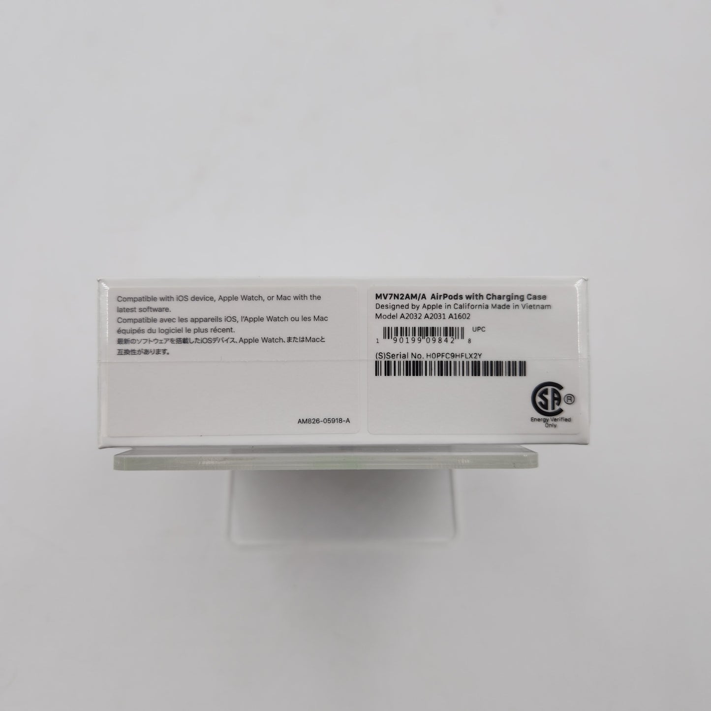 New Apple AirPods 2nd Gen with Wireless Charging Case A2031 A2032 A1938