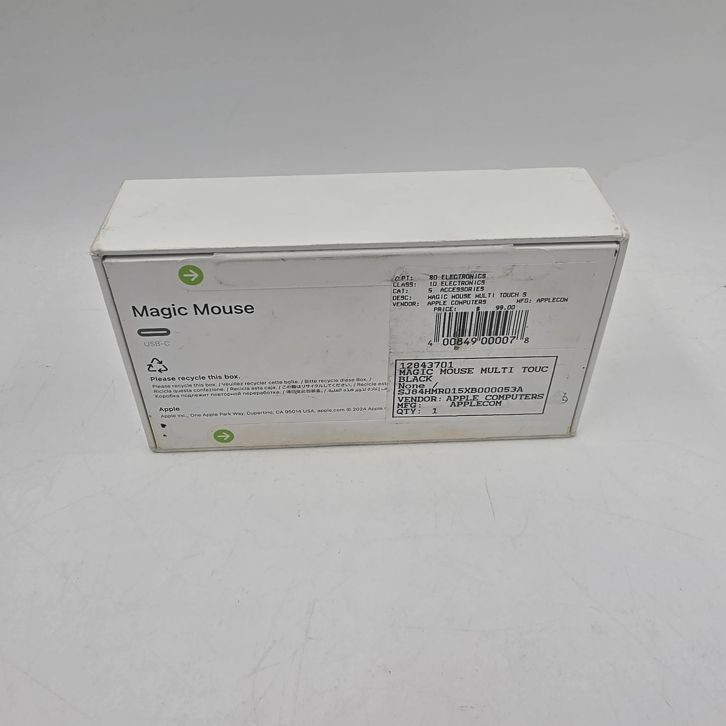 New Apple Magic Mouse 2 A3204 Black