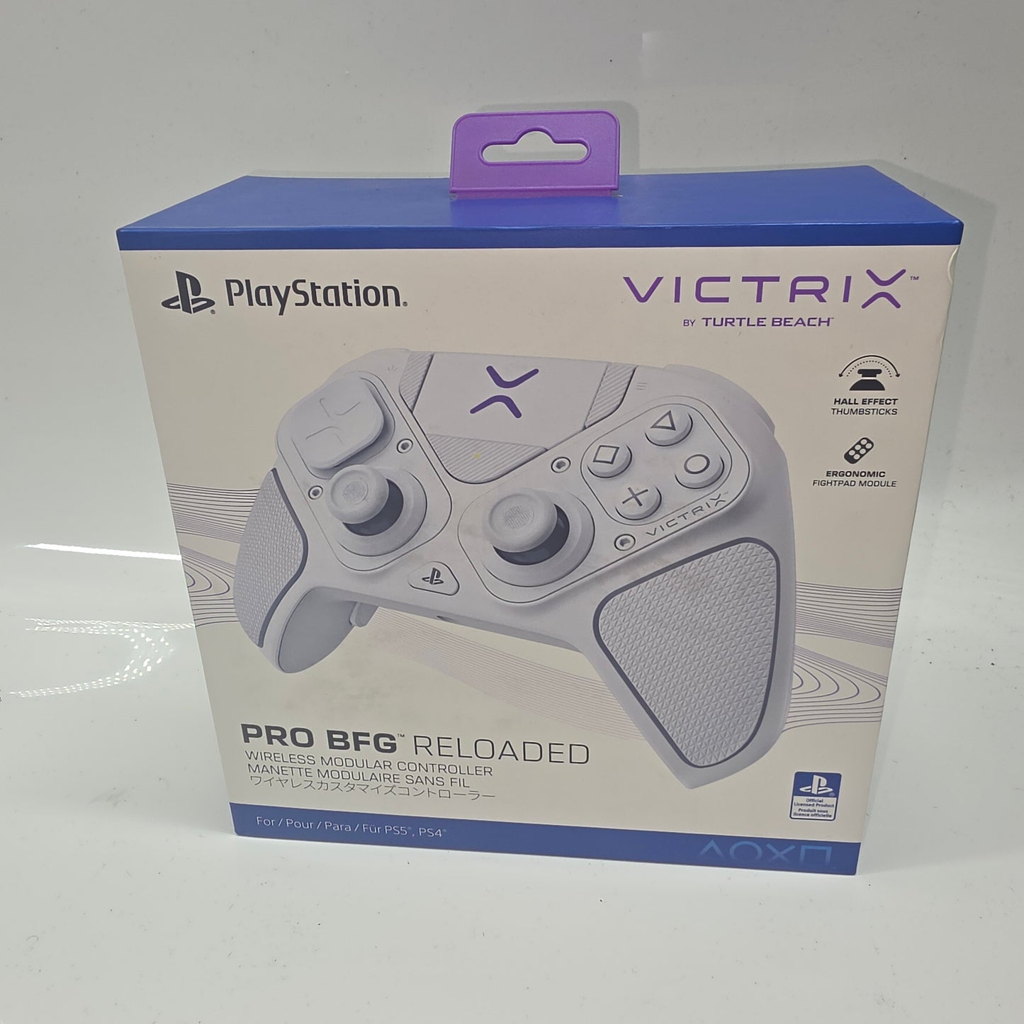 New Turtle Beach Stealth 500 White Wired Gaming Controller For PlayStation 5 PS5