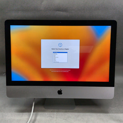 2019 Apple iMac 21.5" i3 3.6GHz 8GB RAM 1TB HDD Silver A2116