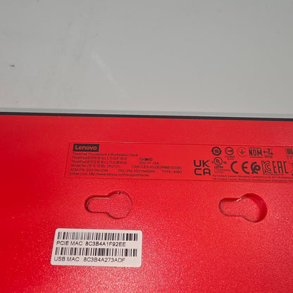Lenovo Thinkpad Thunder 4 Workstation Dock