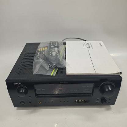 Denon AVR-1708 Multi-zone AV Surround Reciever w/remote Bundle