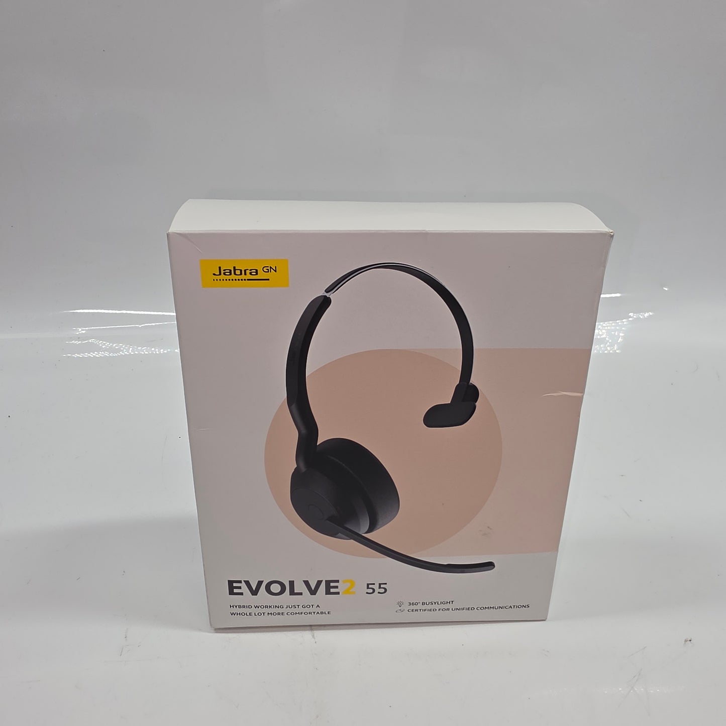 Jabra Evolve 2 55 Wireless Over-Ear Bluetooth Headphones Black HSC170W