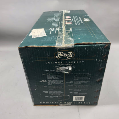 New Hunter Summer Breeze 25514 Brass Motor Ceiling Fan