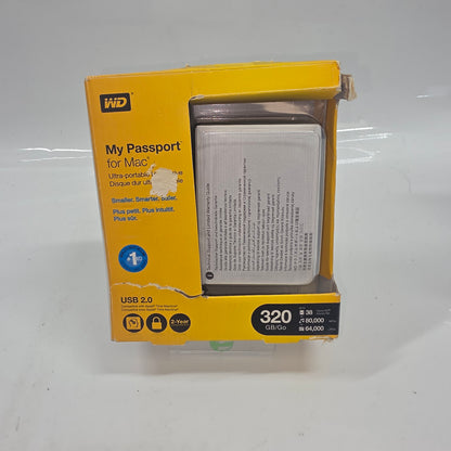 New WD My Passport 320GB Visual Backup