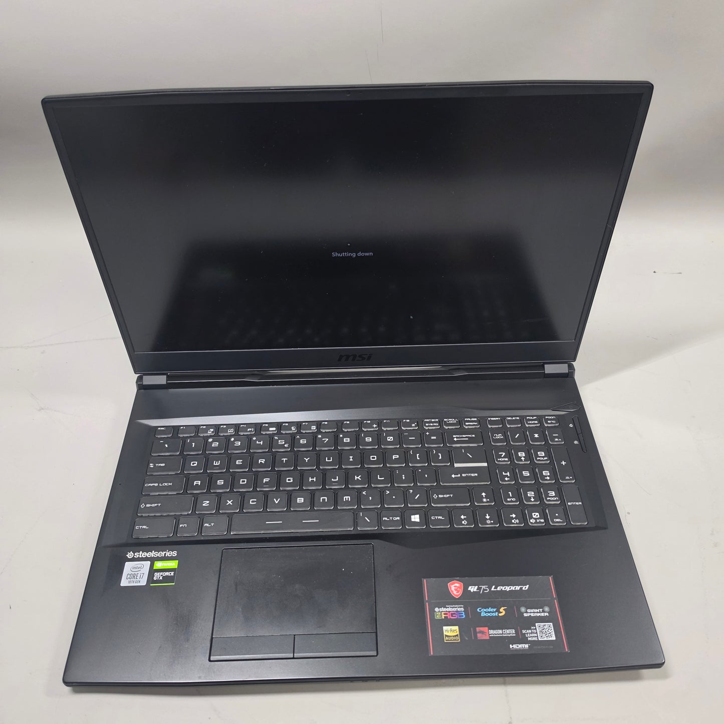 MSI Leopard GL75 GL75 17.3" i7-10750H 2.6GHz 16GB RAM 512GB GeForce GTX 1660 Ti
